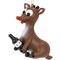 Tree Buddees Rowdy Reindeer Funny Liquor Bottle Christmas Ornament